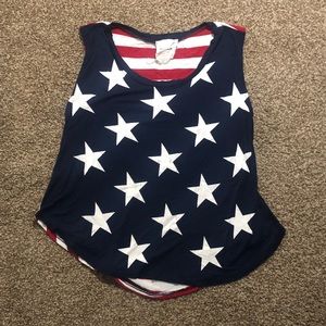 American Flag Tank Top